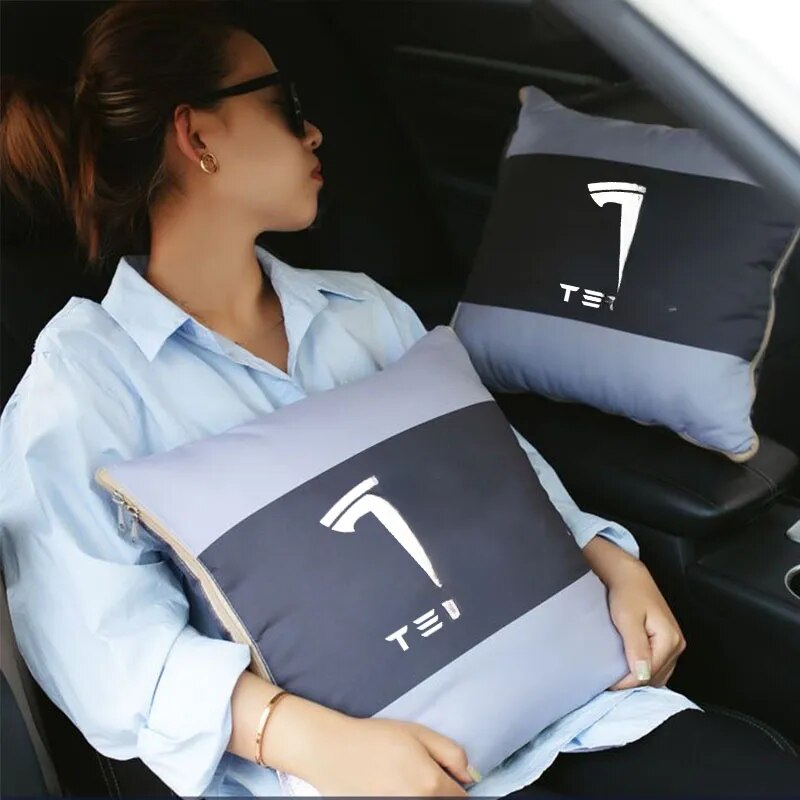 Pillowcase 2 In 1 Cushion  tesla model