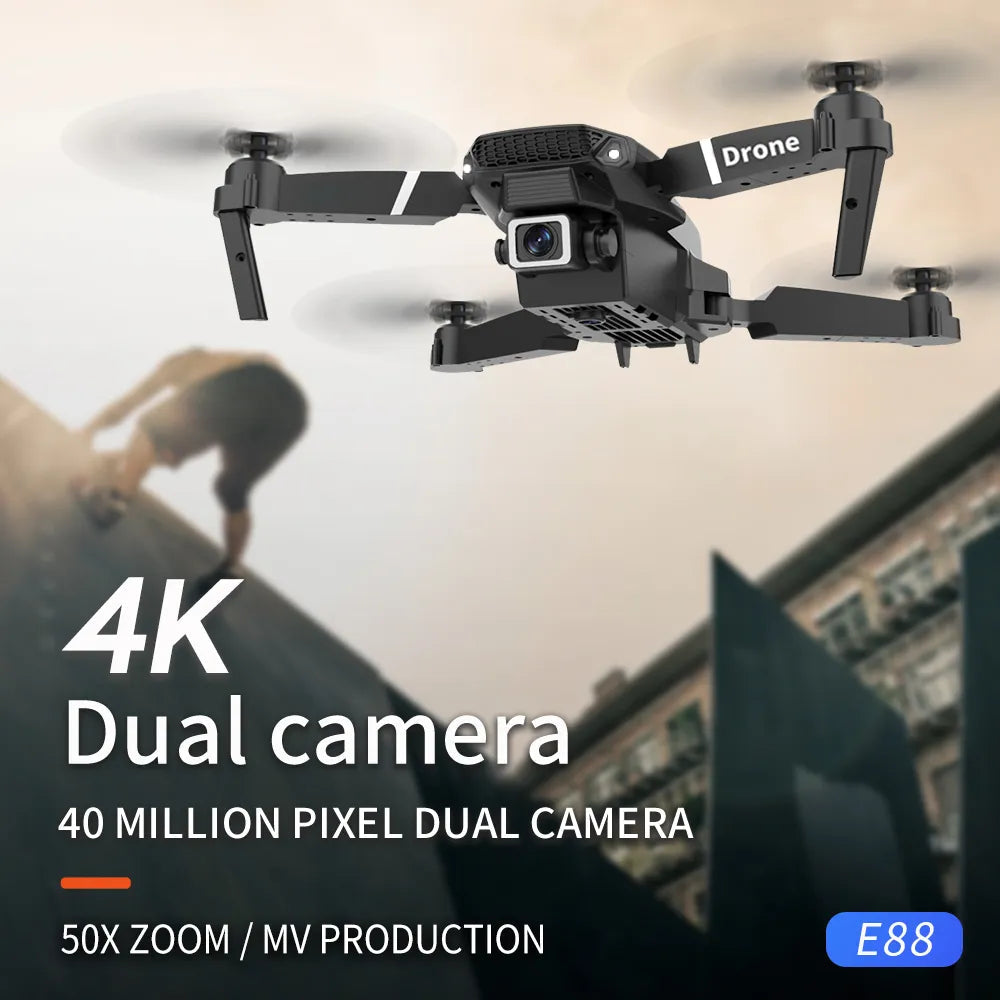 Drone E88 4k HD camera