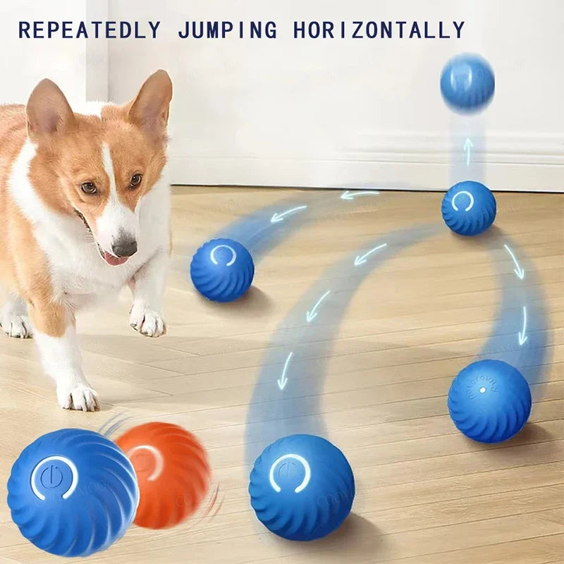 Smart Dog Toy Ball Electronic Interactive Pet Toy Moving Ball USB Automatic Moving Bouncing for Puppy Birthday Gift Cat Products